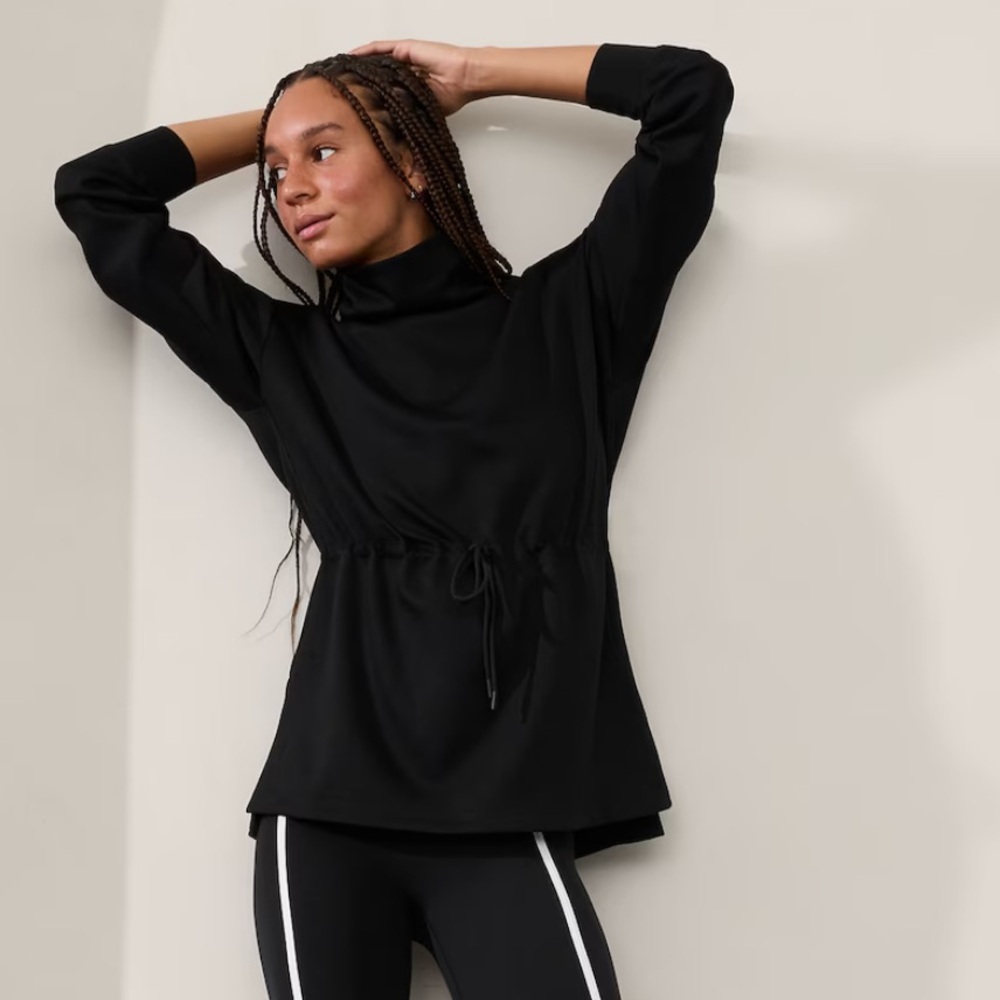 Athleta allure cinch‎ waist pullover XS